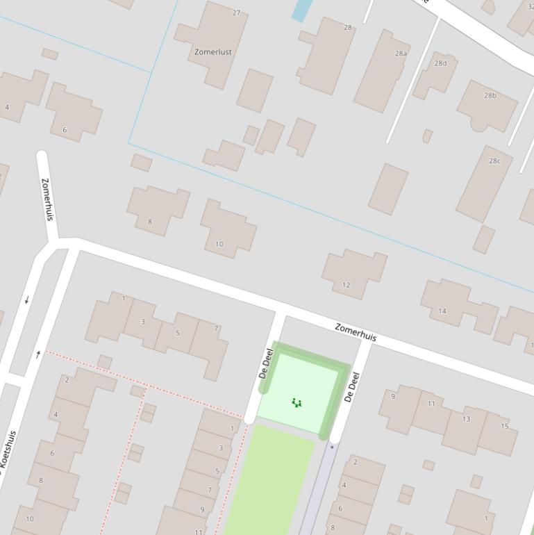 Kaart van  Zomerhuis.