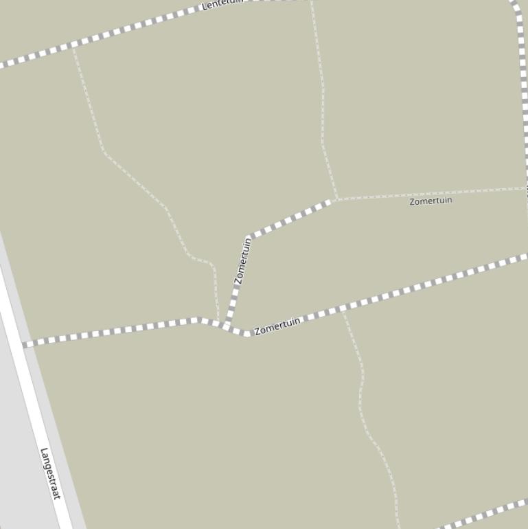 Kaart van  Zomertuin.