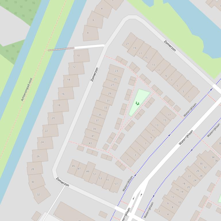 Kaart van  Zomerzon.