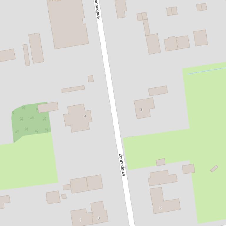 Kaart van  Zonnedauw.