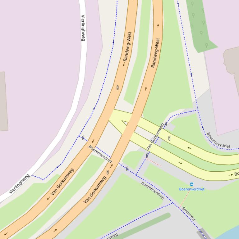 Kaart van het Zoomplein.