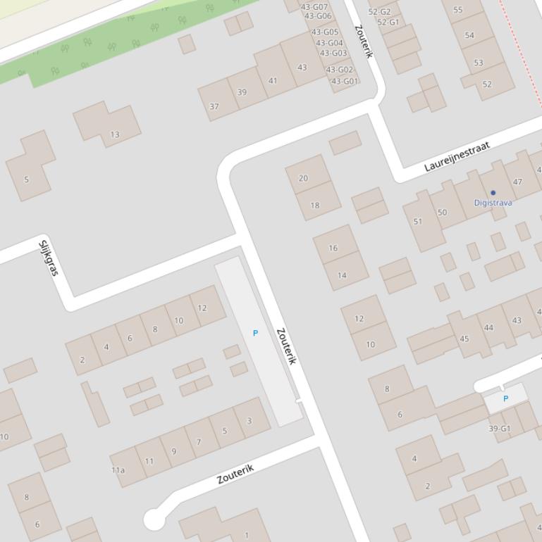 Kaart van  Zouterik.