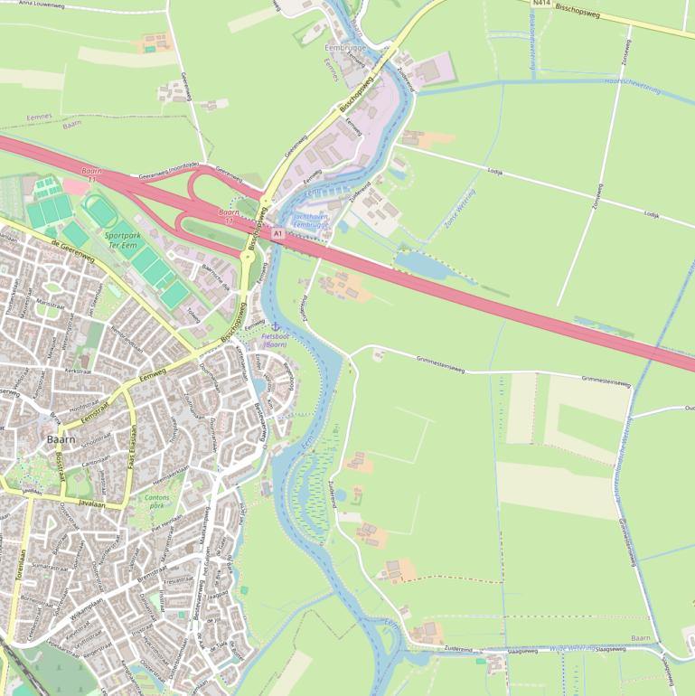 Kaart van  Zuidereind.