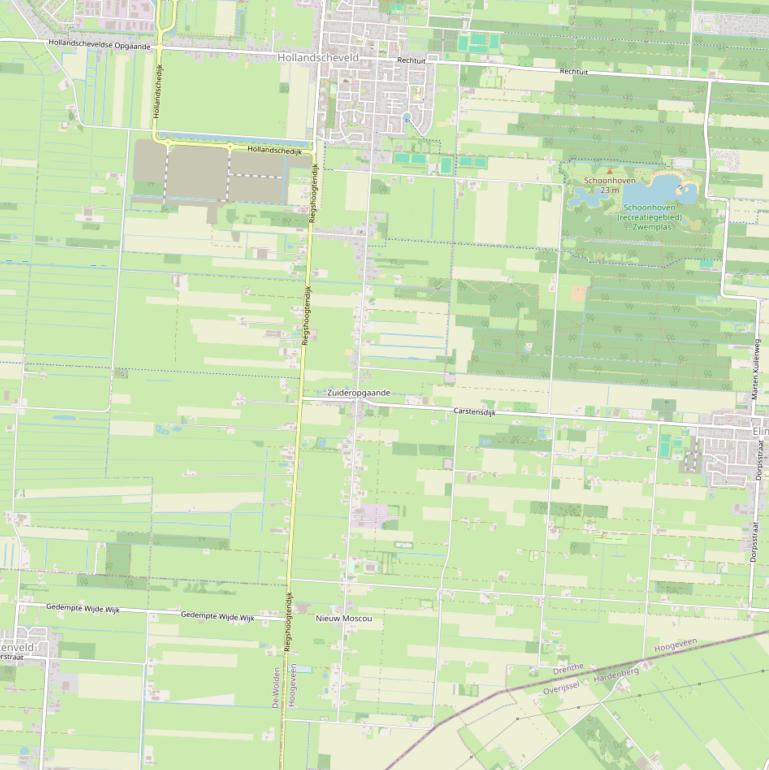 Kaart van  Zuideropgaande.