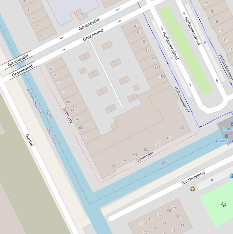 Kaart van  Zuidmade.