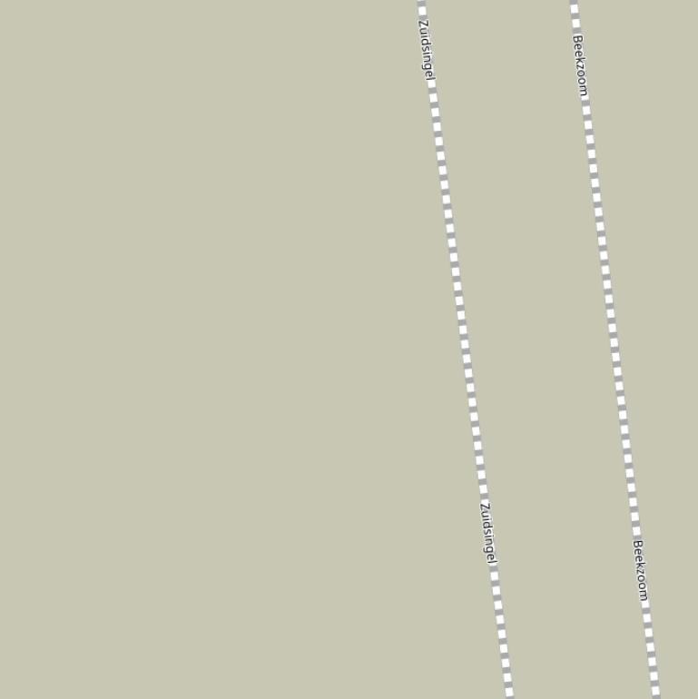 Kaart van de Zuidsingel.