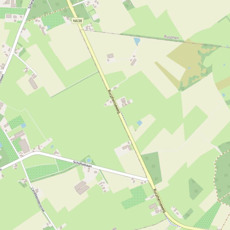 Kaart van de Zundertseweg.