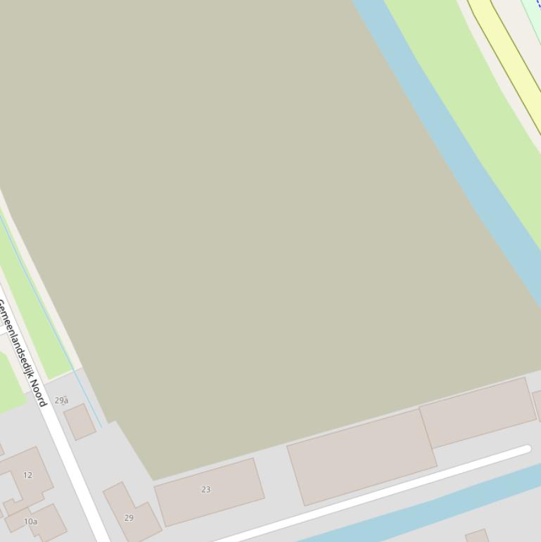 Kaart van het Zuydererf.