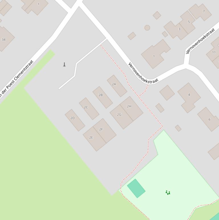 Kaart van  Zwaakhoek.