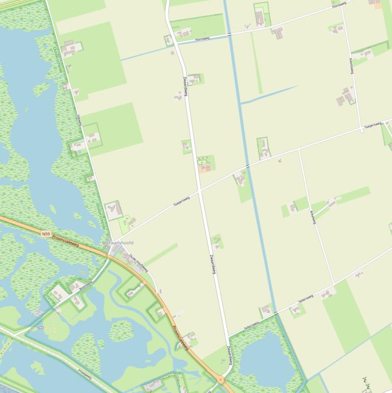 Kaart van de Zwaardweg.