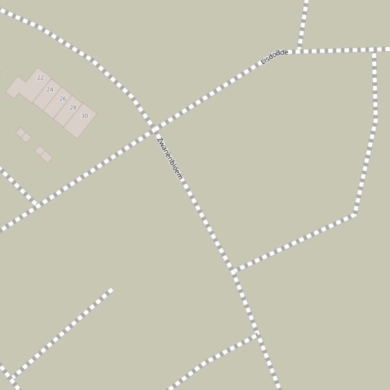 Kaart van  Zwanenbloem.