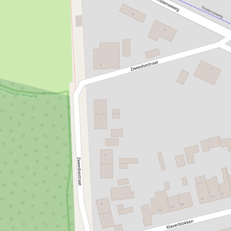 Kaart van de Zweedsestraat.