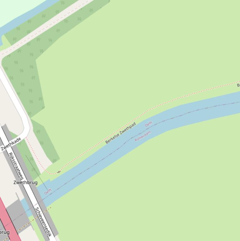 Kaart van de Zwethkade.