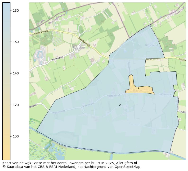 Afbeelding van de wijk Basse op de kaart.