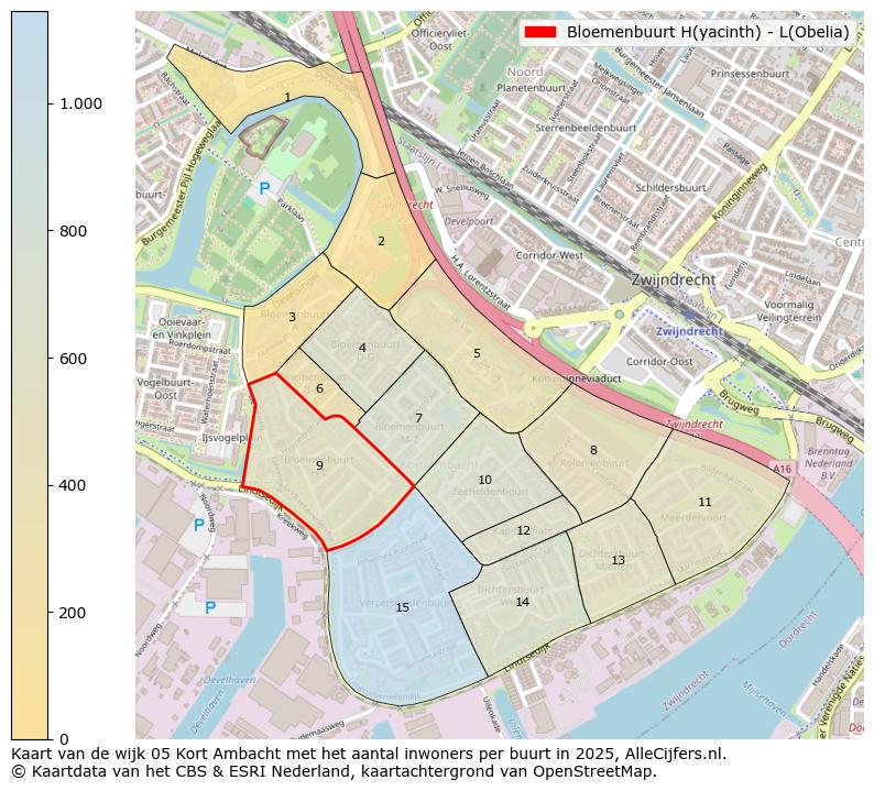 Afbeelding van de Bloemenbuurt H(yacinth) - L(Obelia) op de kaart.