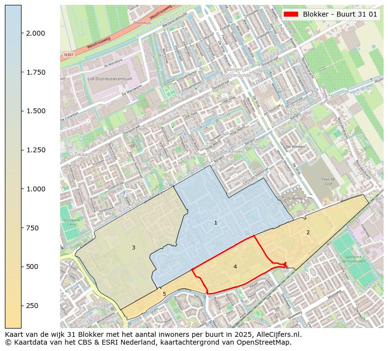 Afbeelding van de Blokker - Buurt 31 01 op de kaart.