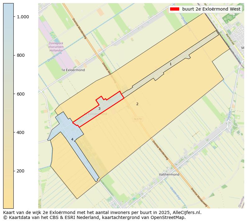 Afbeelding van de buurt 2e Exloërmond West op de kaart.