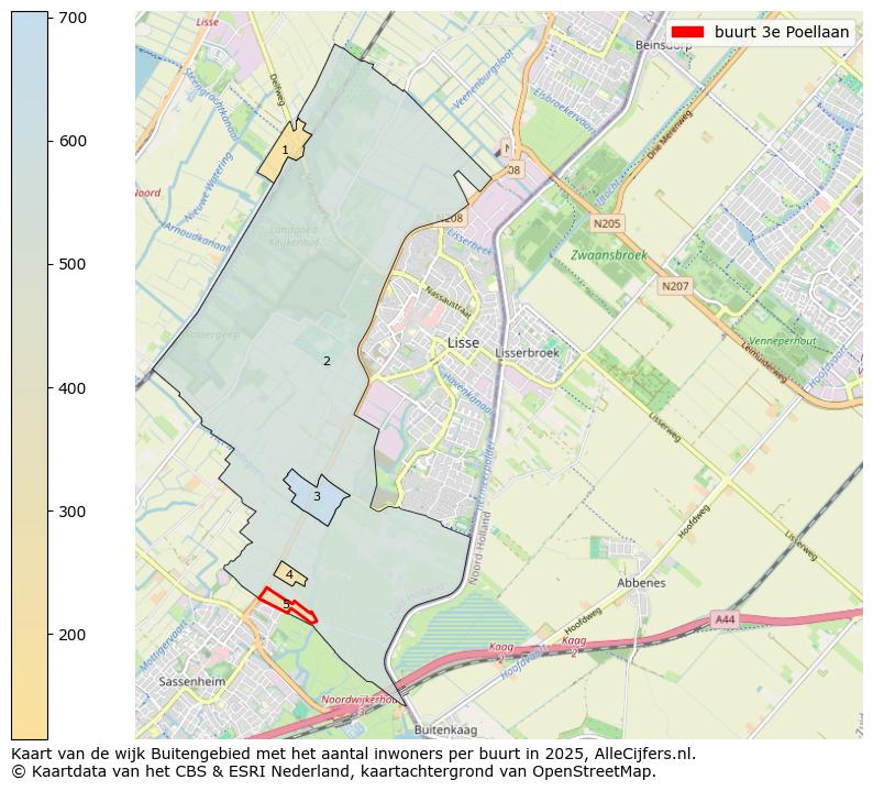 Afbeelding van de buurt 3e Poellaan op de kaart.