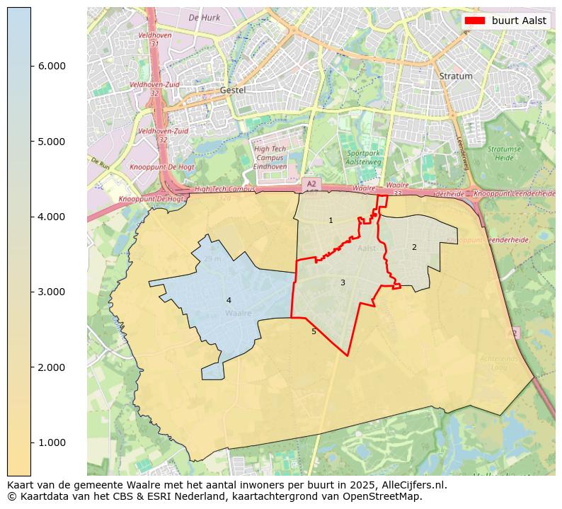 Afbeelding van de buurt Aalst op de kaart.