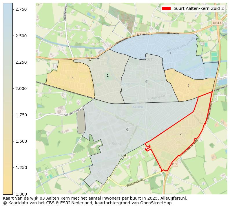 Afbeelding van de buurt Aalten-kern Zuid 2 op de kaart.