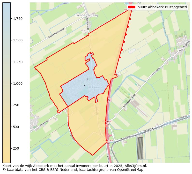 Afbeelding van de buurt Abbekerk Buitengebied op de kaart.
