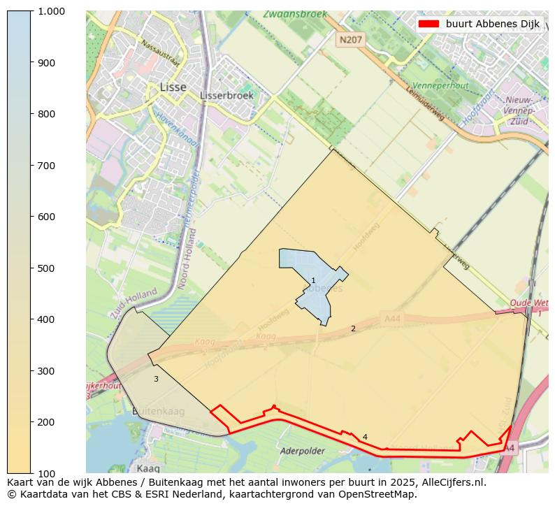 Afbeelding van de buurt Abbenes Dijk op de kaart.