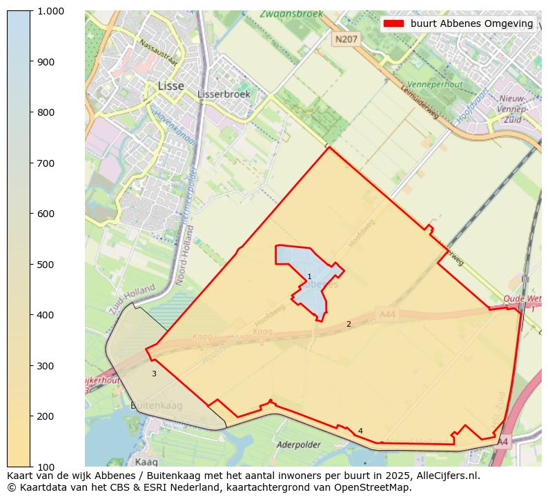 Afbeelding van de buurt Abbenes Omgeving op de kaart.
