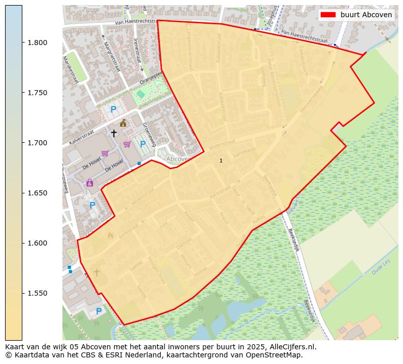 Afbeelding van de buurt Abcoven op de kaart.