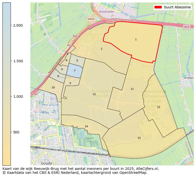 Afbeelding van de buurt Abessinie op de kaart.