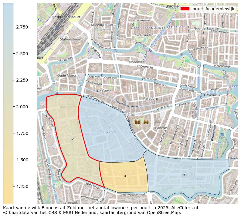 Afbeelding van de buurt Academiewijk op de kaart.