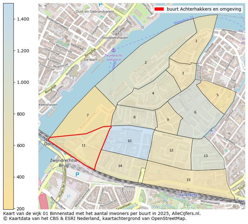 Afbeelding van de buurt Achterhakkers en omgeving op de kaart.