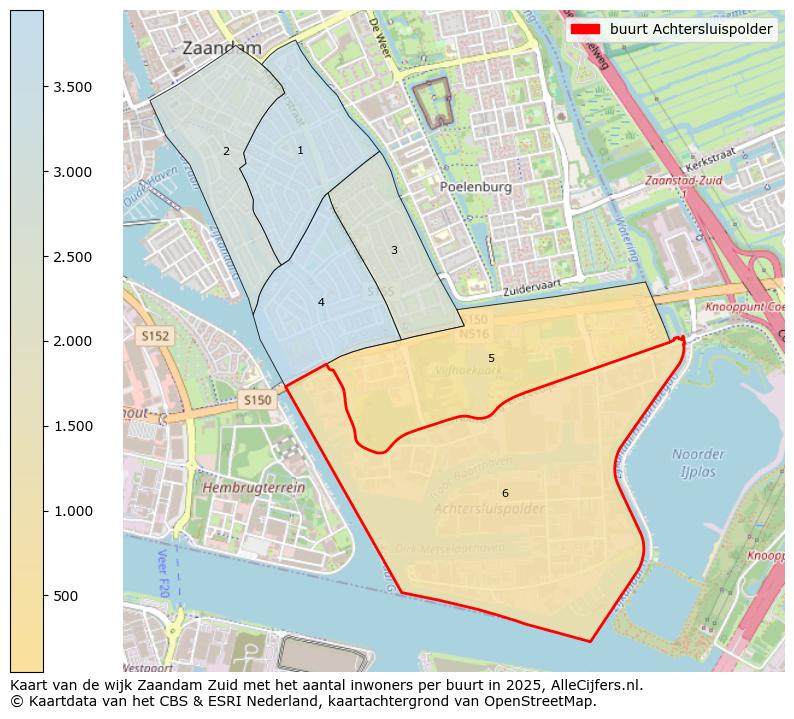 Afbeelding van de buurt Achtersluispolder op de kaart.