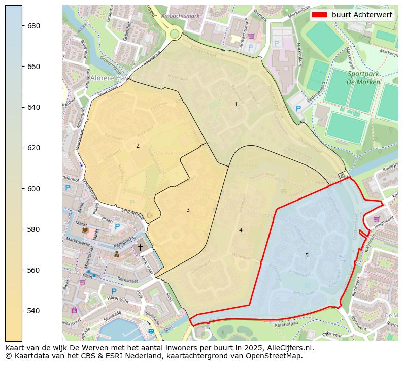 Afbeelding van de buurt Achterwerf op de kaart.