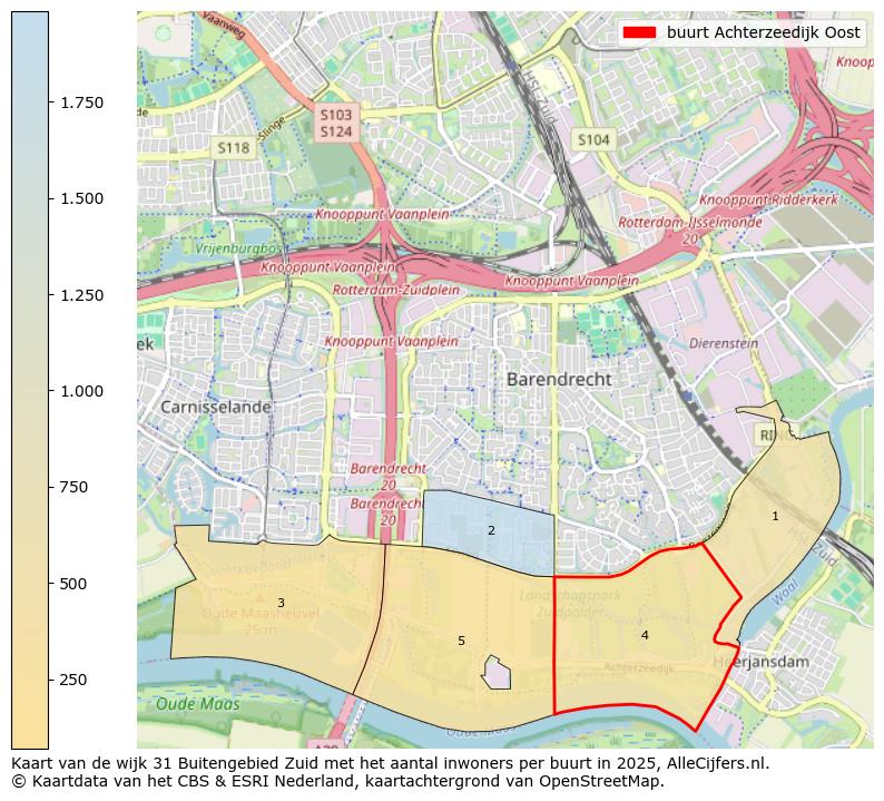 Afbeelding van de buurt Achterzeedijk Oost op de kaart.