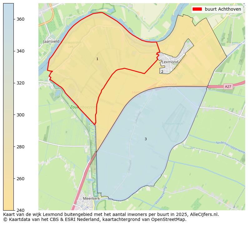 Afbeelding van de buurt Achthoven op de kaart.