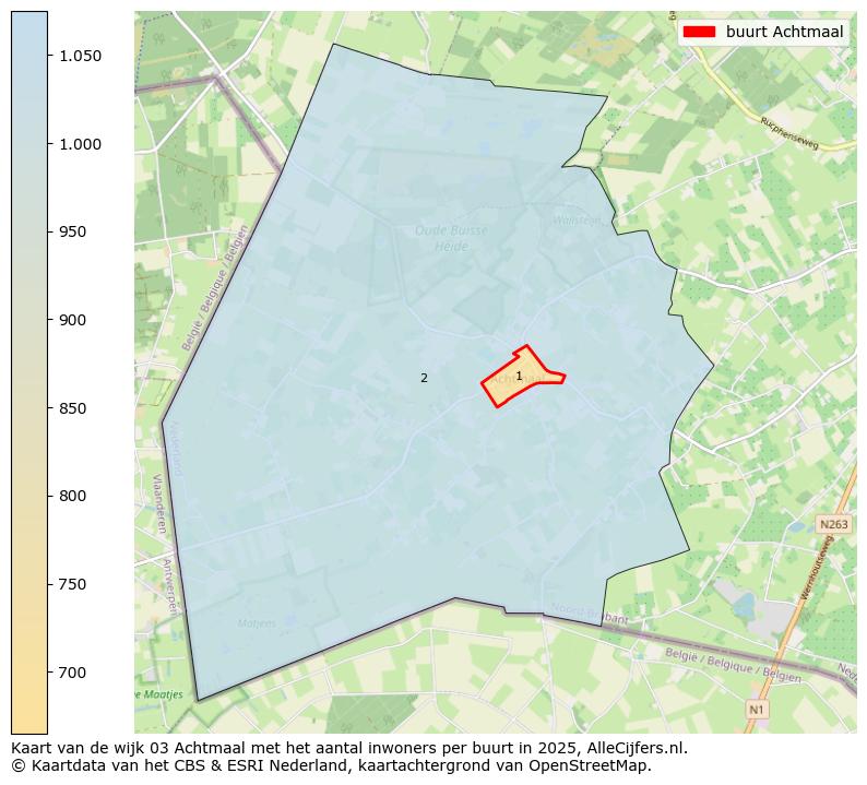 Afbeelding van de buurt Achtmaal op de kaart.