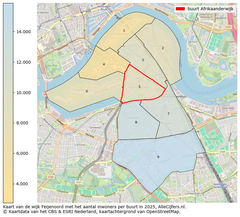 Afbeelding van de buurt Afrikaanderwijk op de kaart.