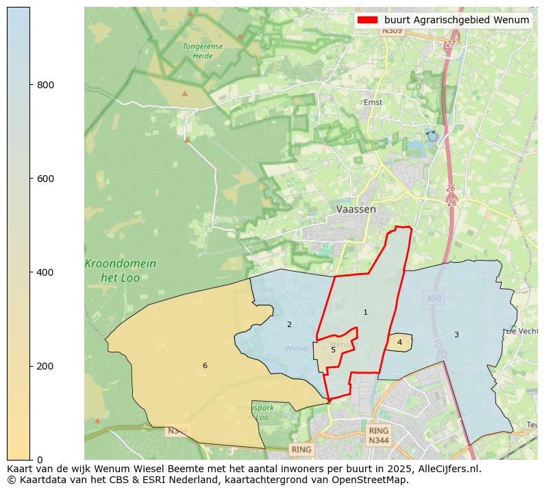 Afbeelding van de buurt Agrarischgebied Wenum op de kaart.