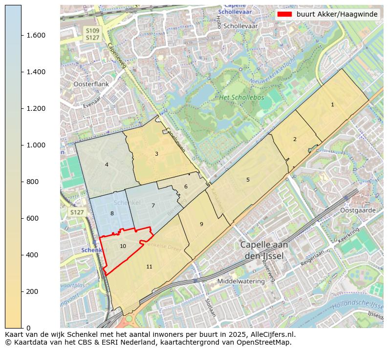 Afbeelding van de buurt Akker/Haagwinde op de kaart.