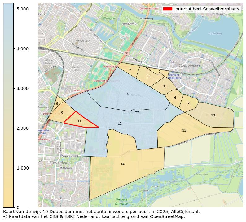 Afbeelding van de buurt Albert Schweitzerplaats op de kaart.
