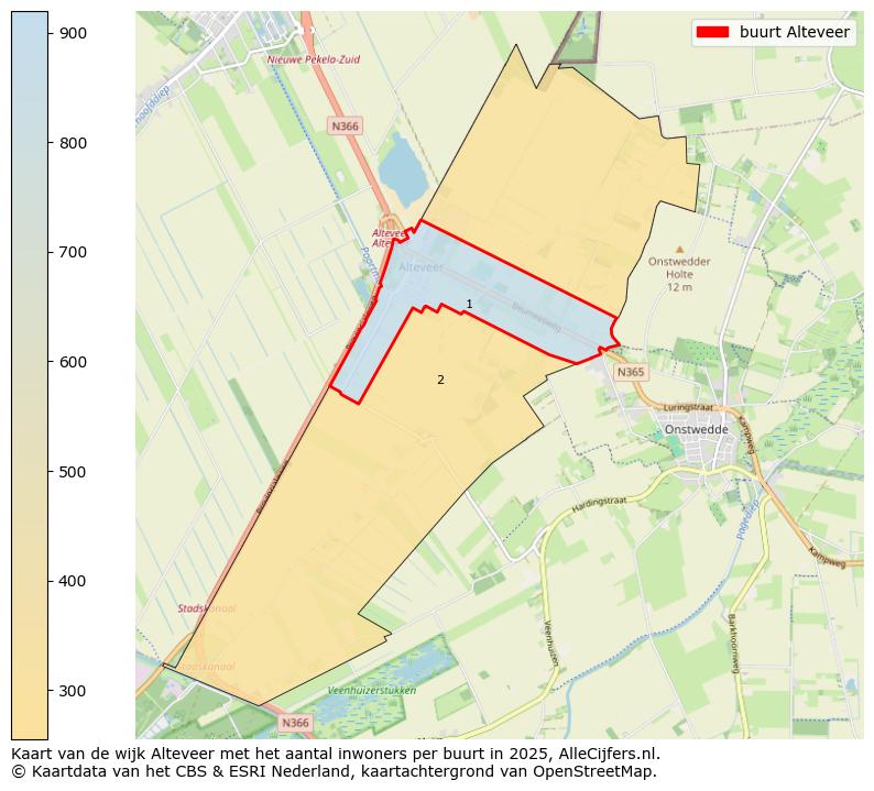 Afbeelding van de buurt Alteveer op de kaart.