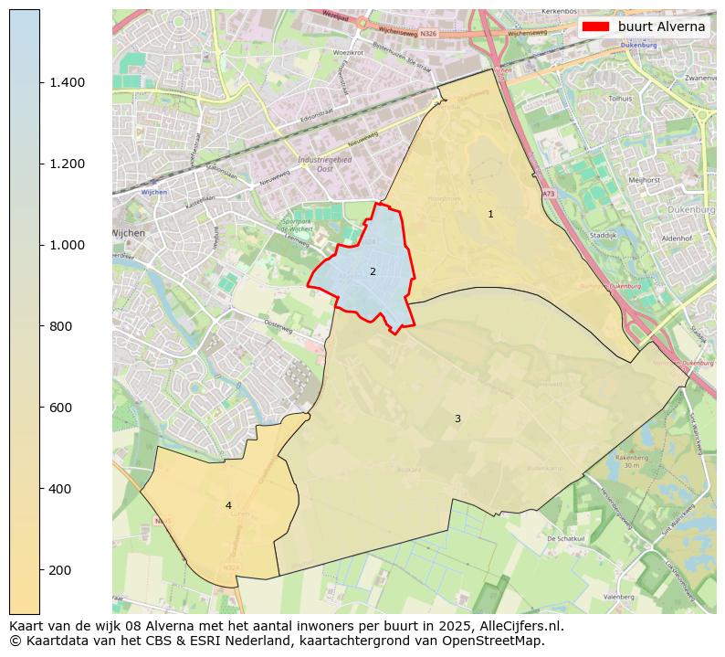 Afbeelding van de buurt Alverna op de kaart.