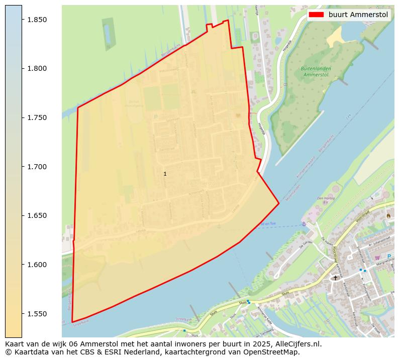 Afbeelding van de buurt Ammerstol op de kaart.