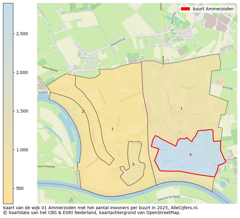Afbeelding van de buurt Ammerzoden op de kaart.
