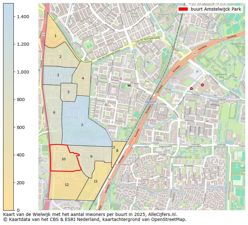 Afbeelding van de buurt Amstelwijck Park op de kaart.