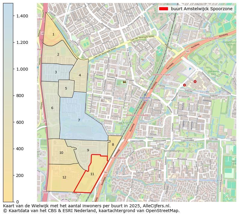 Afbeelding van de buurt Amstelwijck Spoorzone op de kaart.