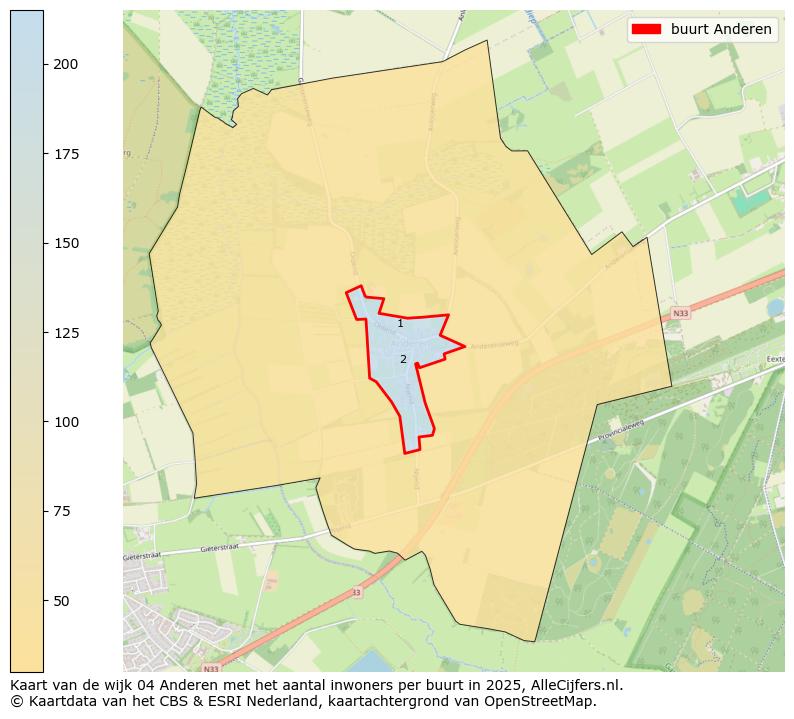 Afbeelding van de buurt Anderen op de kaart.