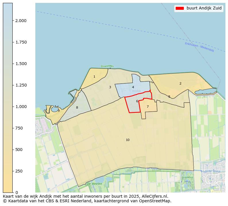 Afbeelding van de buurt Andijk Zuid op de kaart.