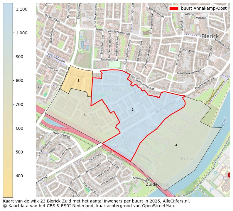 Afbeelding van de buurt Annakamp-Oost op de kaart.