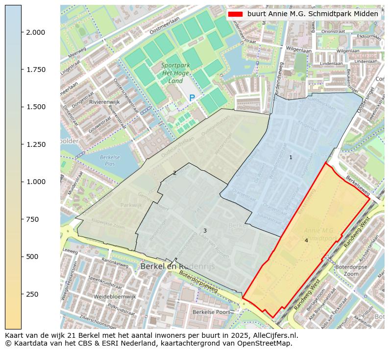 Afbeelding van de buurt Annie M.G. Schmidtpark Midden op de kaart.